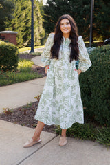 Mary Square | Riley Dress in Lacecap White
