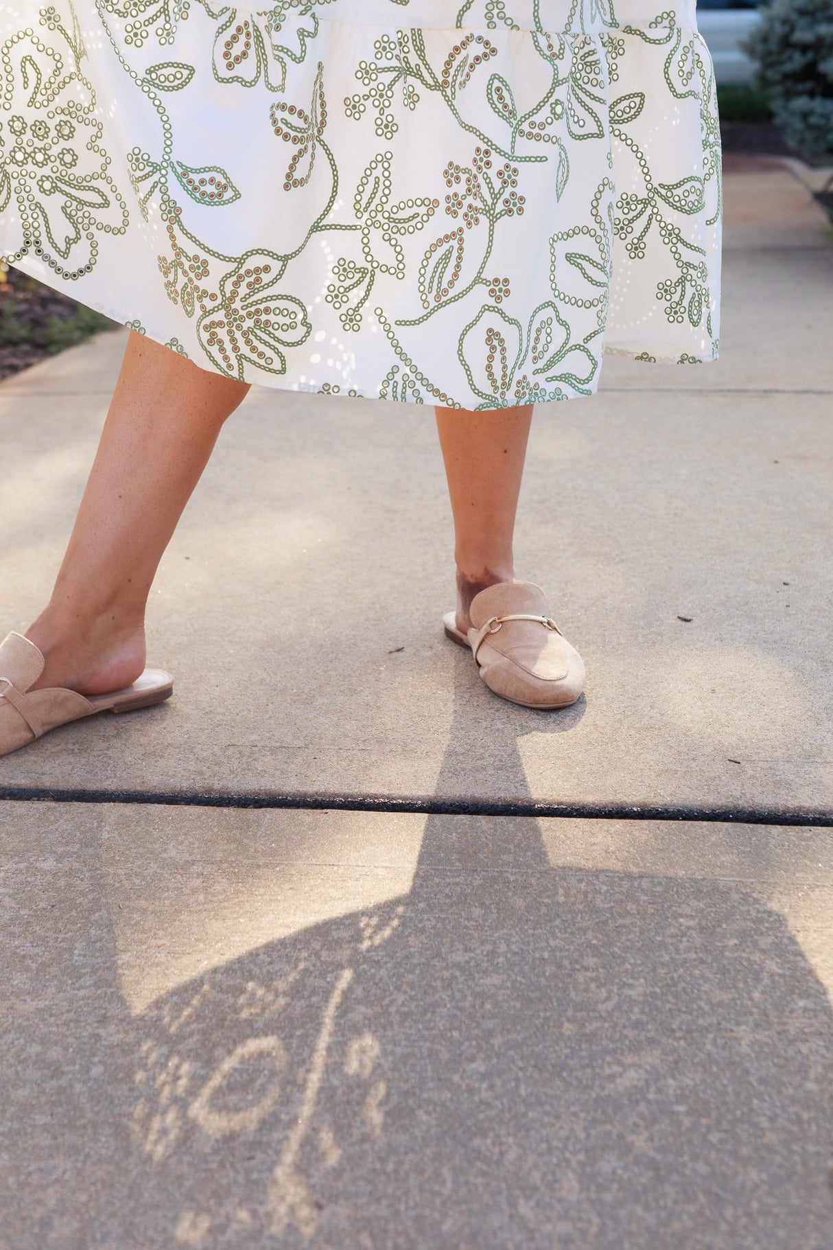 Mary Square | Riley Dress in Lacecap White