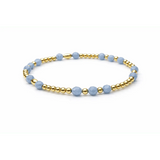 Erin Gray | Signature Angelite and 14k Gold filled Beaded Bracelet