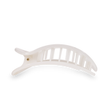 Teleties |  Round Flat Hair Clip | Large | Coconut White