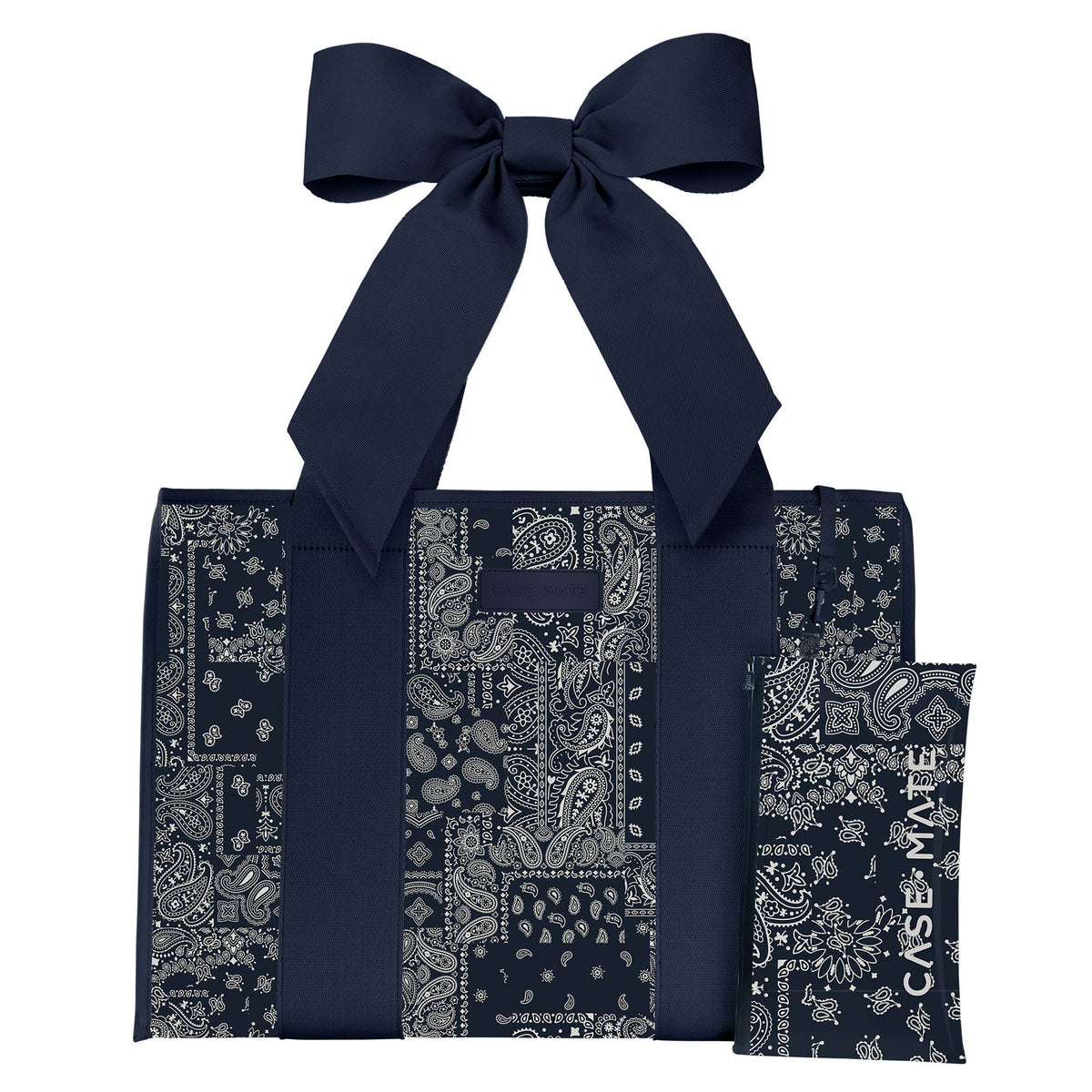 Case-Mate | Navy Bandana Bow Jelly Tote Bag