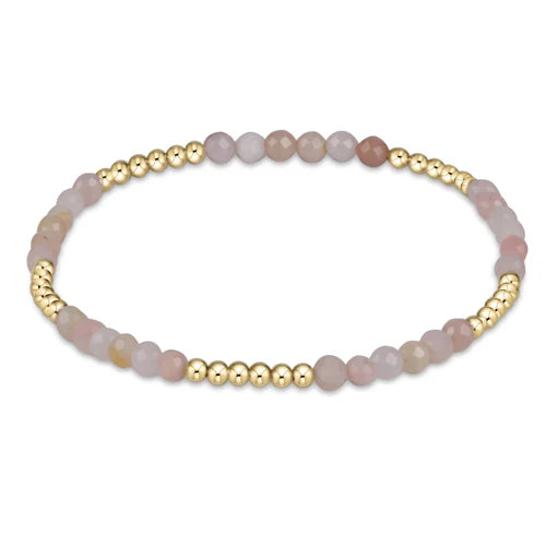 Enewton | Blissful Pattern 2.5mm Bead Bracelet - Pink Opal