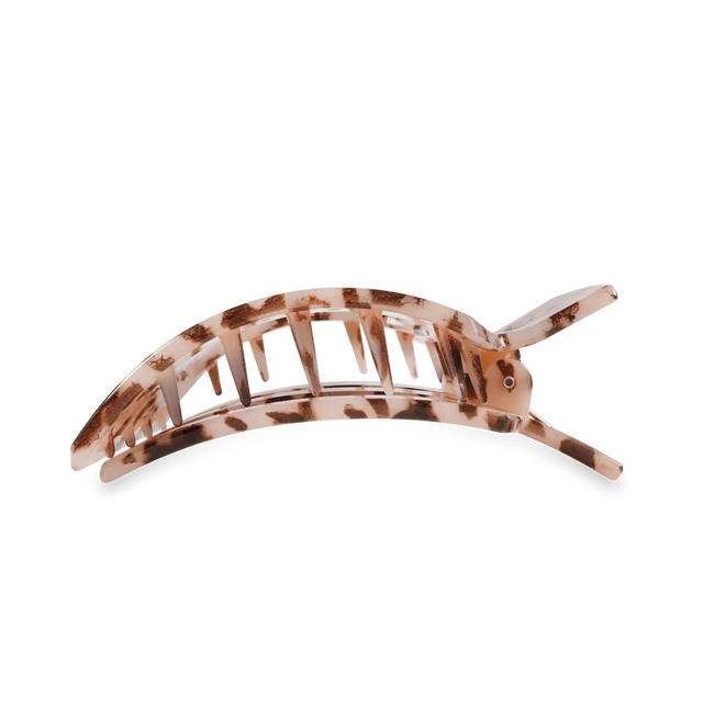 Teleties | Blonde Tortoise Large Flat Square Clip