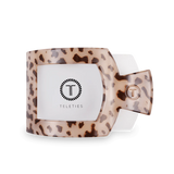 Teleties | Blonde Tortoise Large Flat Square Clip