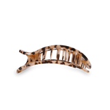 Teleties | Blonde Tortoise Medium Flat Round Clip