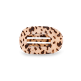 Teleties | Blonde Tortoise Small Flat Round Clip