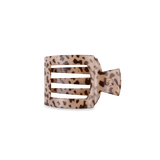 Teleties | Blonde Tortoise Small Flat Square Clip