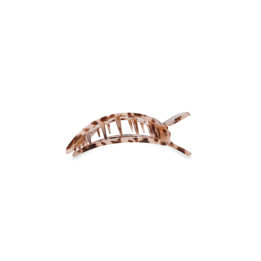 Teleties | Blonde Tortoise Medium Flat Square Clip