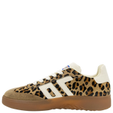 Back 70 | Boston P in Leopard Cuoio Milk Sneakers