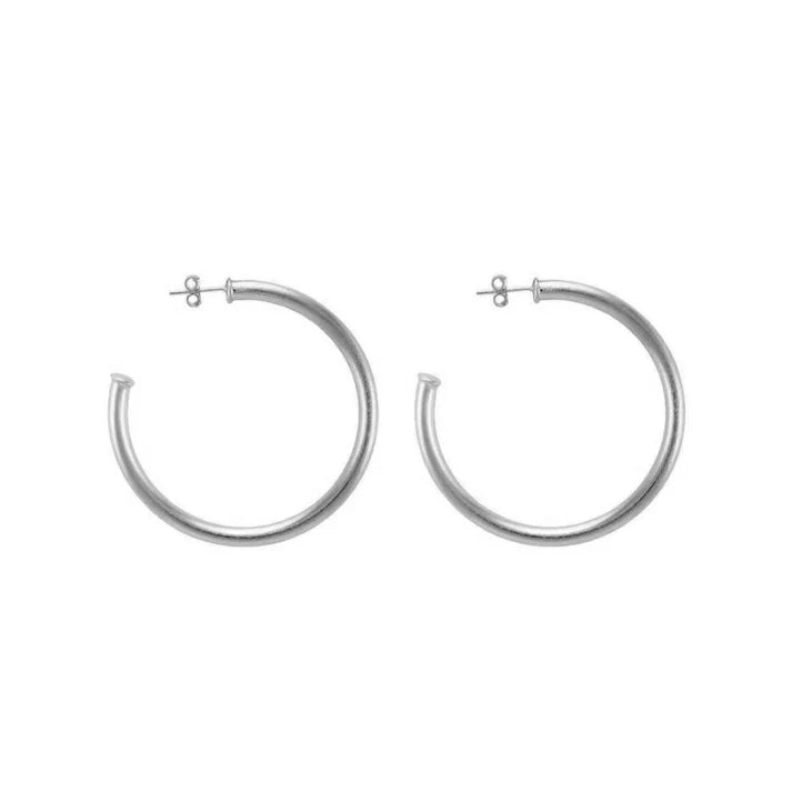 Sheila Fajl | Petite Everybody's Favorite Hoops - Silver