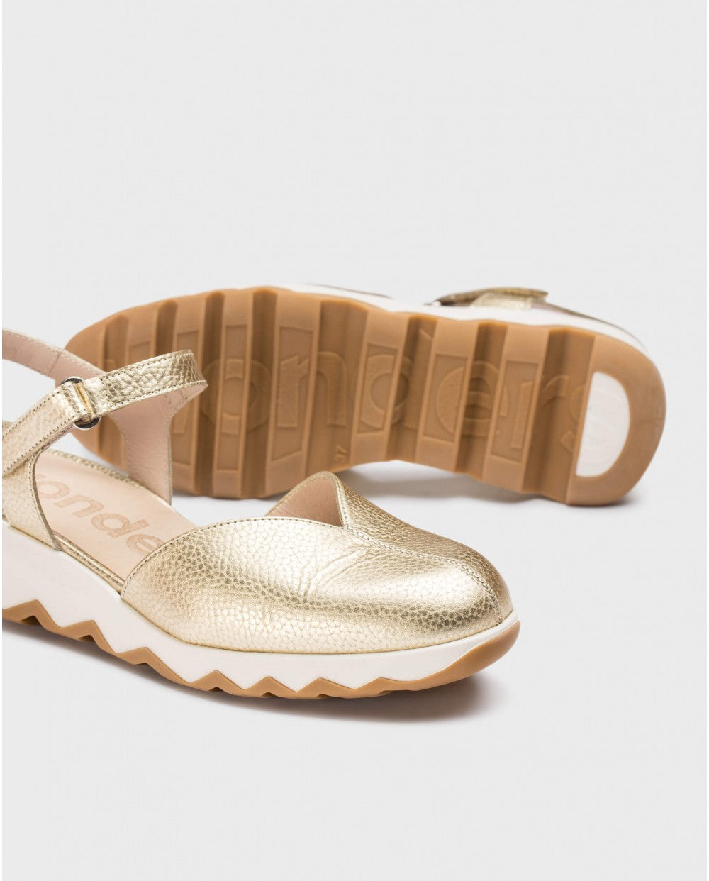 Wonders | Gold Samara Slingback Sandal