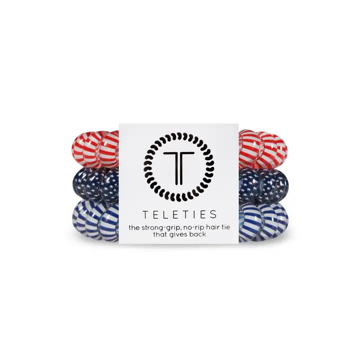 Teleties | Bold and Blue-tiful - Large Hair Ties