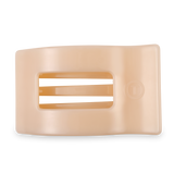 Teleties | Flat Rectangle Hair Clip | Large | Almond Beige