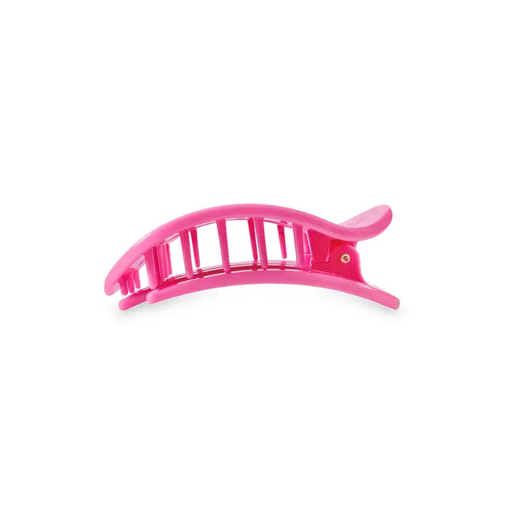 Teleties | Paradise Pink Small Flat Round Hair Clip