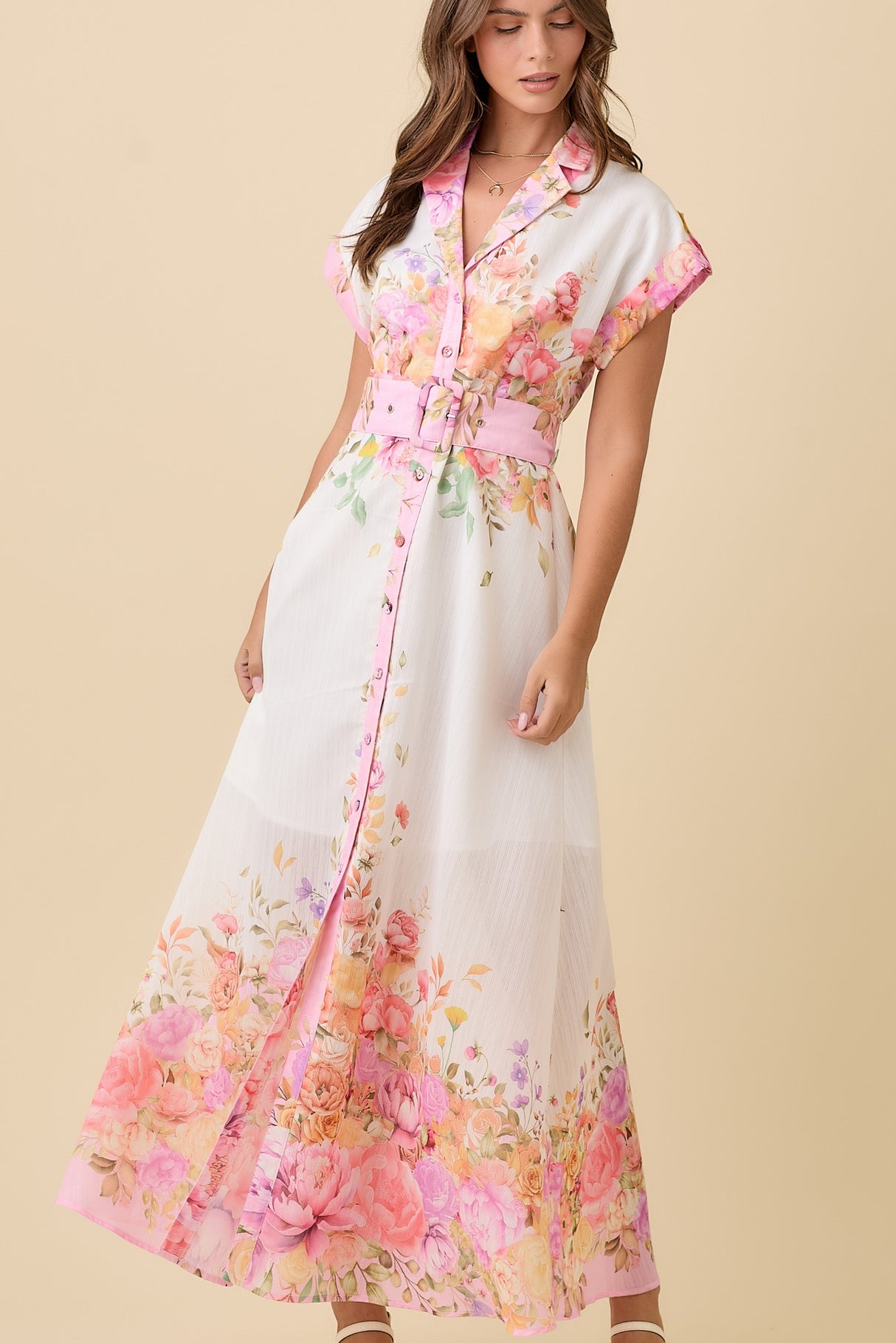 The Floral Elegance Maxi Dress