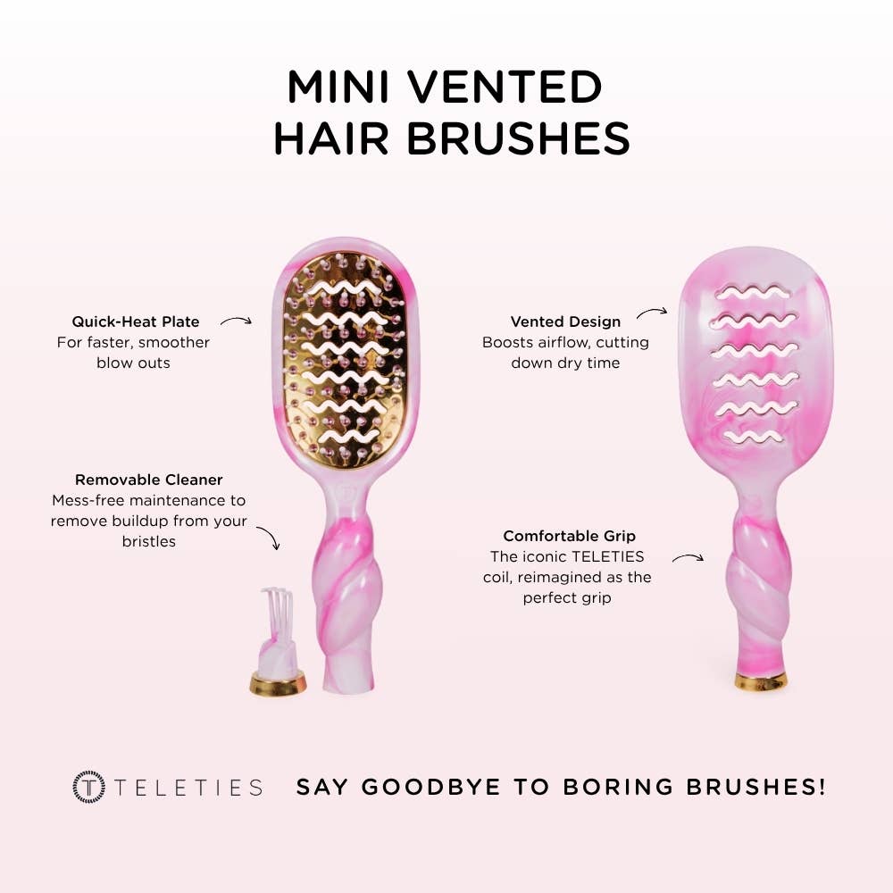 Teleties | Mini Vented Brush | Pinch Me!