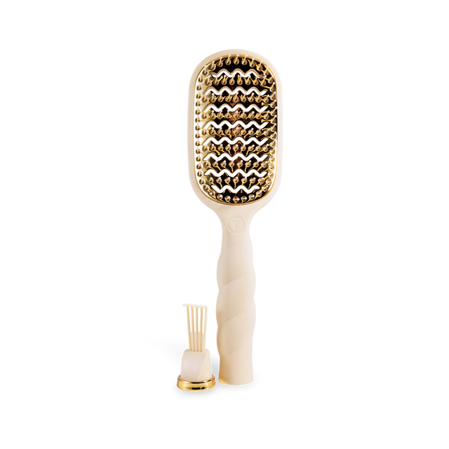 Teleties | Vented Hair Brush | Tan