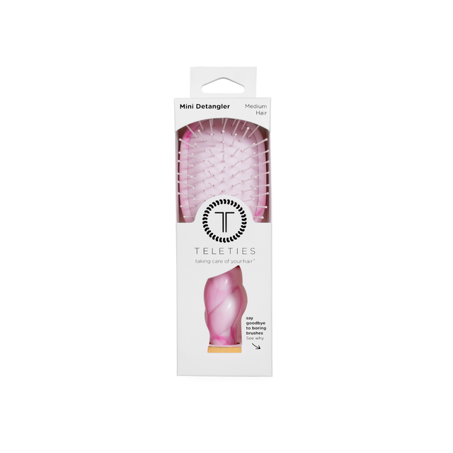 Teleties | Mini Detangler Brush | Medium | Pinch Me!