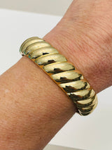 Two Forty Two | CHIC | Cable Hinge Bracelet - Gold