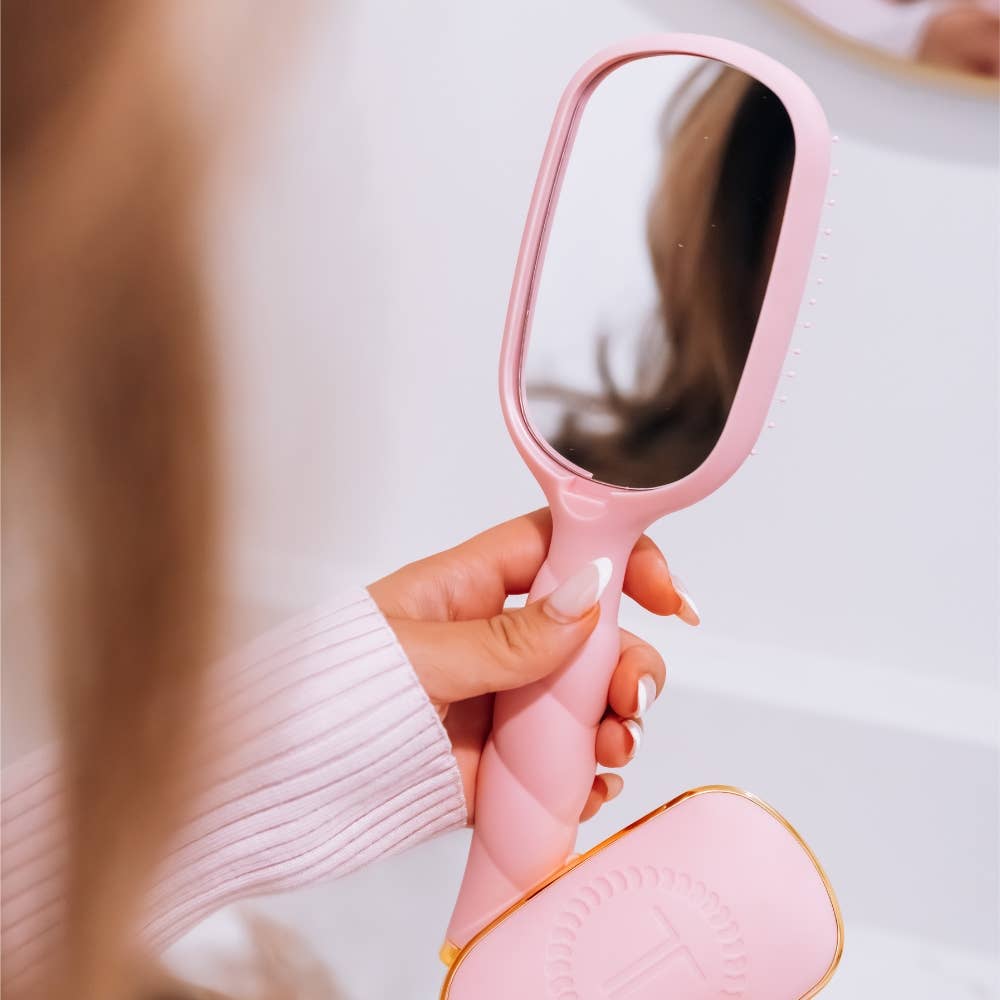 Teleties | Detangler Brush | Bubblegum Pink | Medium
