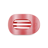 Teleties | Calming Coral Medium Flat Round Hair Clip