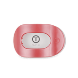 Teleties | Calming Coral Medium Flat Round Hair Clip