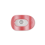 Teleties | Calming Coral Small Flat Round Hair Clip