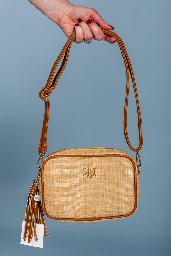 Caroline Hill | Margoe Crossbody - Natural Camel
