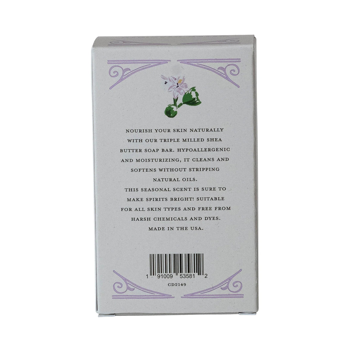 Creative Co-Op | Water Hyacinth Scented  Bar Soap