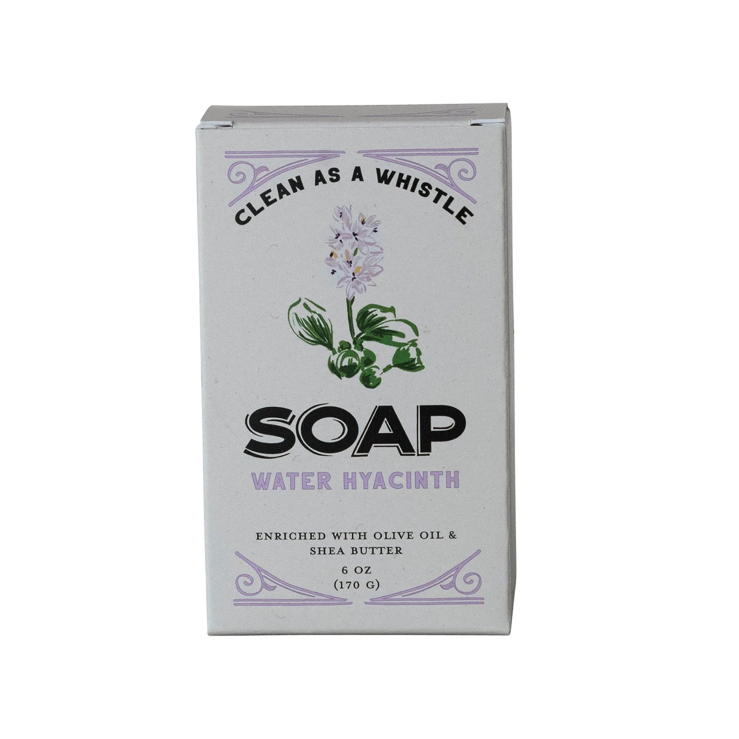 Creative Co-Op | Water Hyacinth Scented  Bar Soap