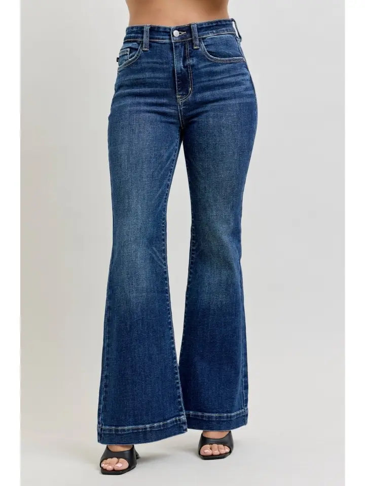 Judy Blue | High Waisted Petite Trouser Flare