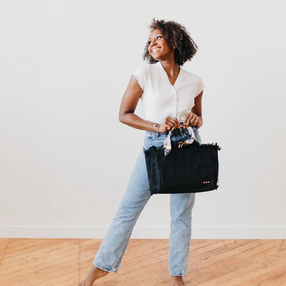 The Chloe Canvas Fringe Tote