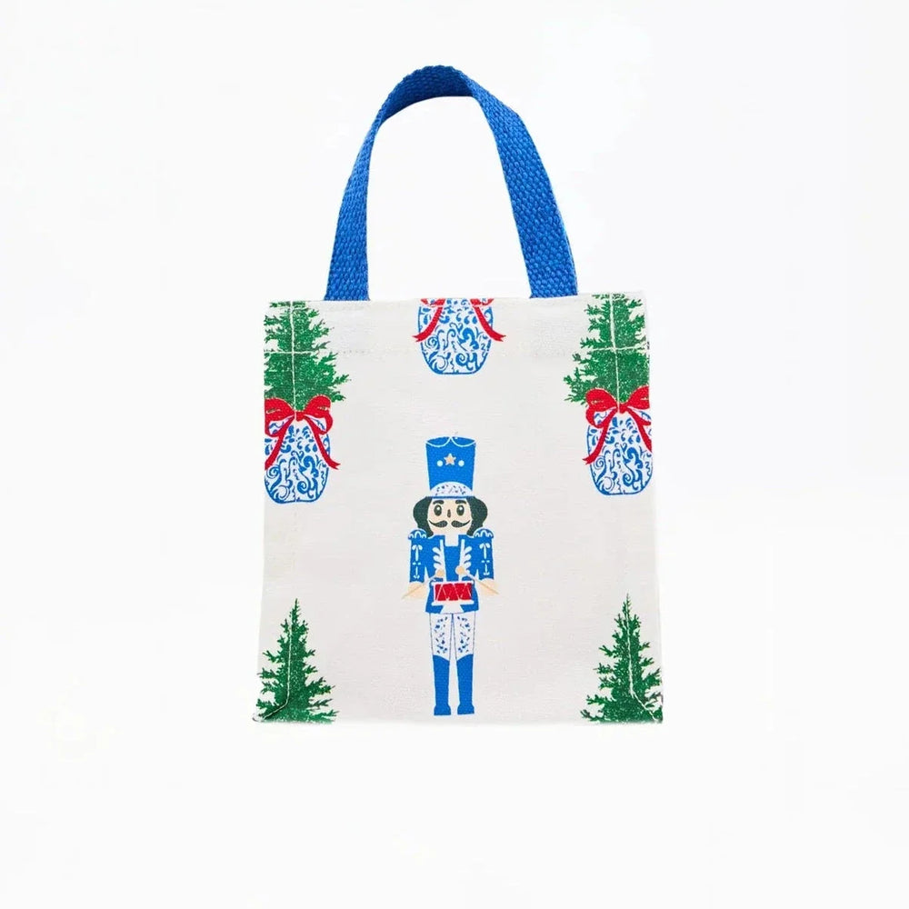 Mary Square | Petite Carry Tote Christmas Cottage