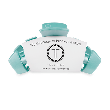 Teleties | Classic Totally Turquoise Medium Hair Clip