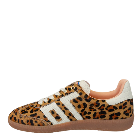 Back70 | Cloud in Leopard Camel White Sneakers