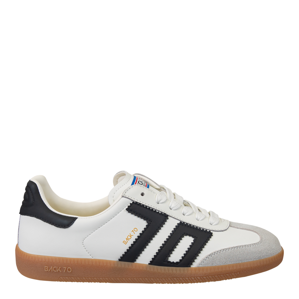Back 70 | Cloud Sneakers in White Black