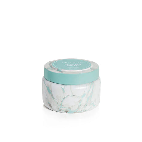 Capri Blue | Coconut Santal Modern Marble Printed Travel Tin Candle, 8.5oz