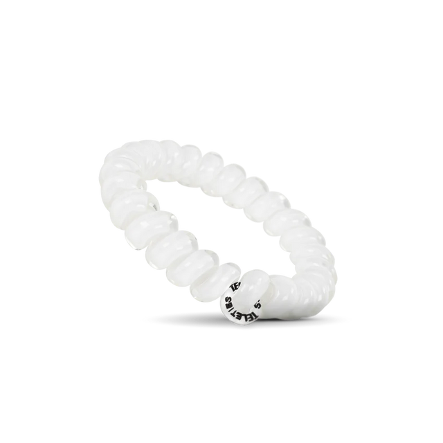 Teleties | Coconut White Large Spiral Hair Ties