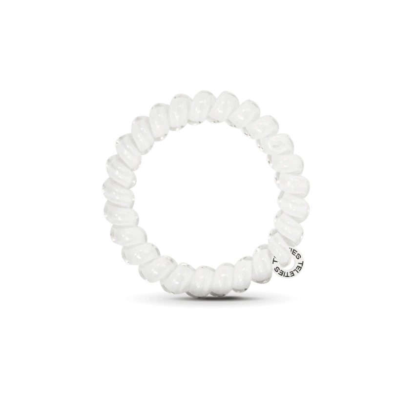 Teleties | Coconut White Large Spiral Hair Ties