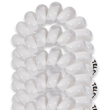 Teleties | Coconut White - Tiny Spiral Hair Ties