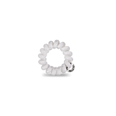 Teleties | Coconut White - Tiny Spiral Hair Ties