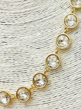 Two Forty Two | CHIC | Layering Rhinestone Necklace - Clear