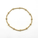 Erin Gray | Malibu 2x4 14k Gold Filled Beaded Bracelet - 2mm