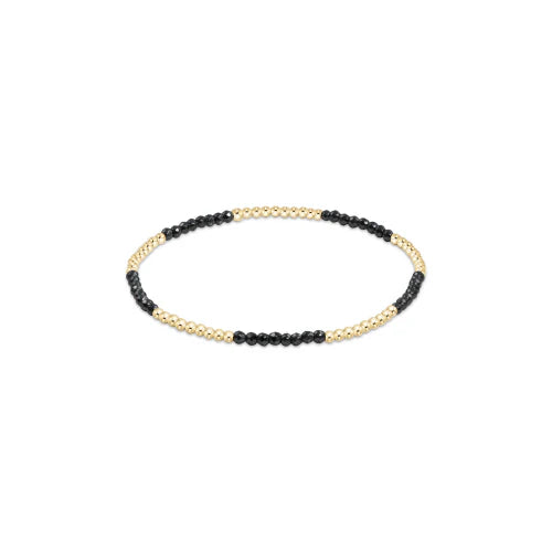 Enewton | Blissful Pattern 2mm Bead Bracelet - Faceted Hematite