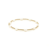 Erin Gray | Petite Patterned Rice Pearl Bracelet