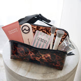 Case-Mate | Jelly Cosmetic Bag – Waterproof Lay-Flat Makeup Bag - Tortoiseshell