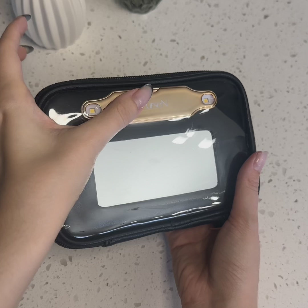 PurseN | LITTMINI - Lighted Mirror Case - Black