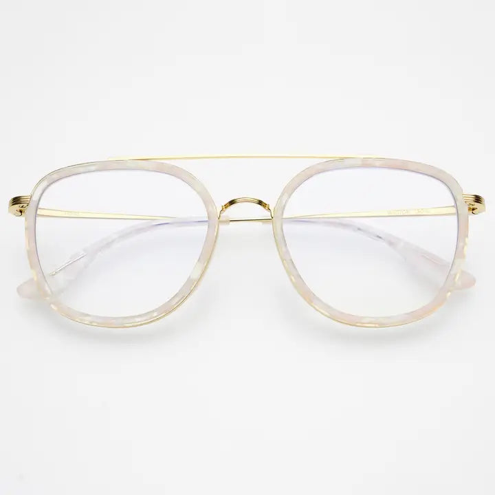 Freyrs | Weston Blue Light Readers Reading Glasses Womens Eyeglasses-Light Pink