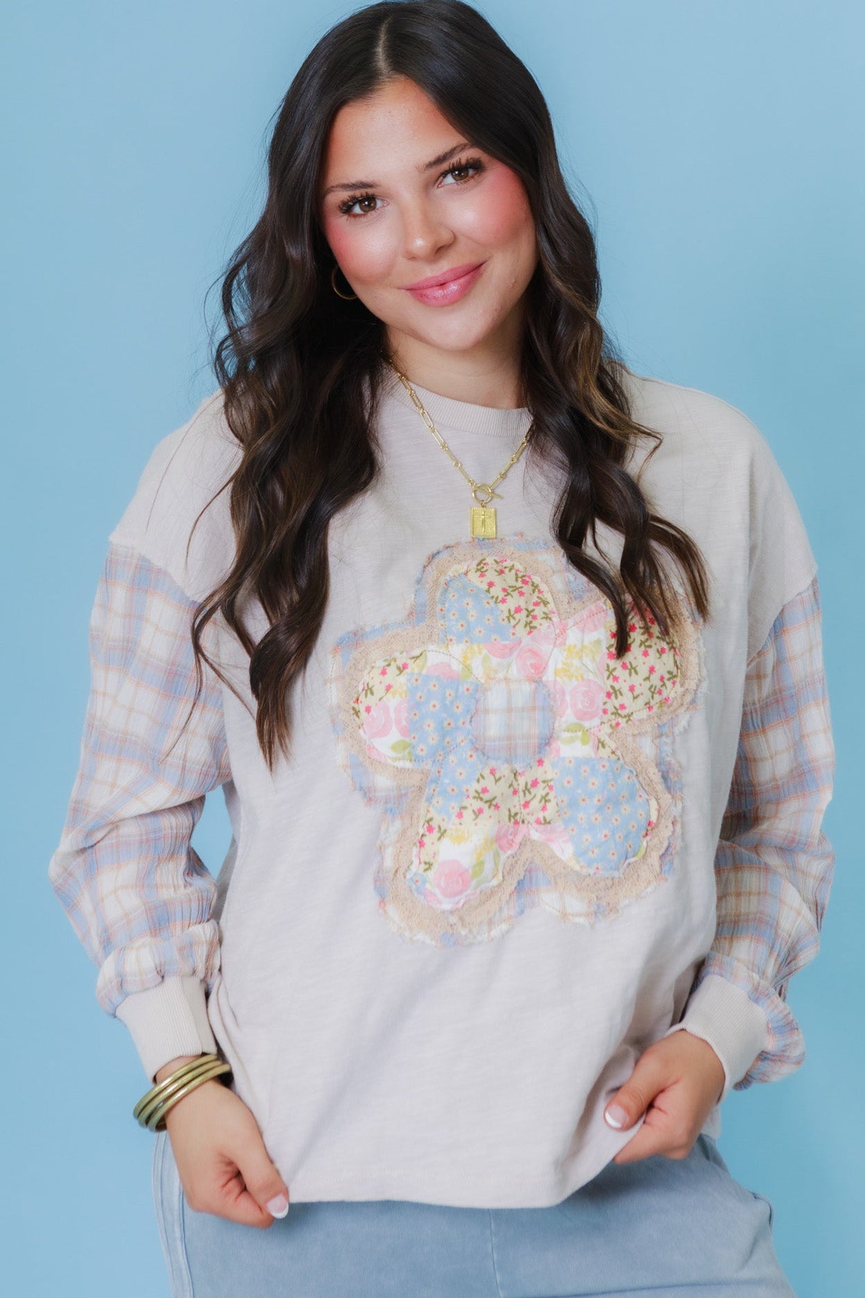 The Patchwork Meadow Pullover