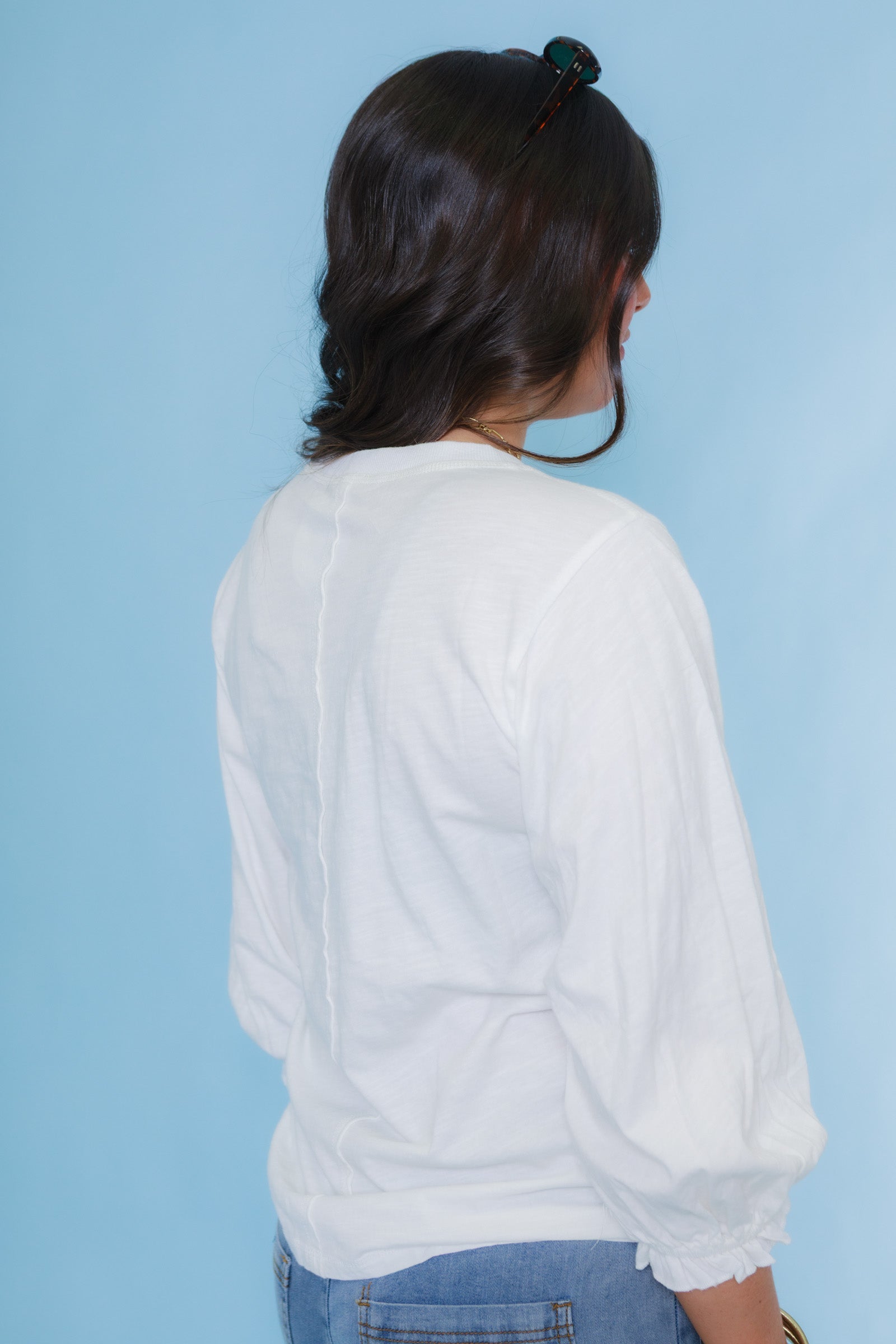 The Uptown Ease Puff Sleeve Top